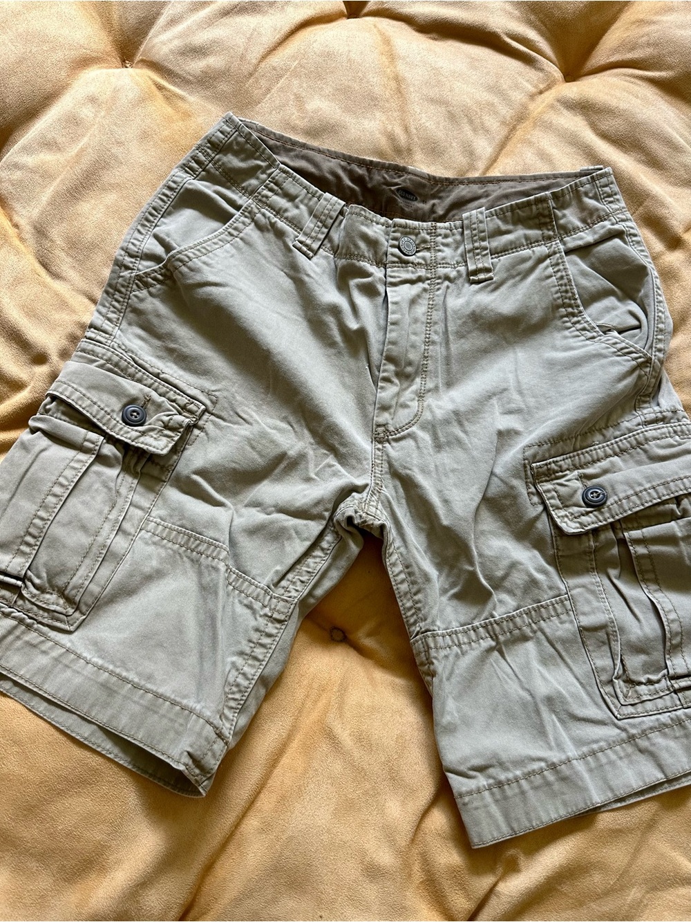 Old Navy Men's Cargo Shorts in Light Khaki - Durable Everyday Short